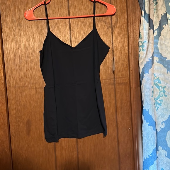 ANN TAYLOR Stretch Camisole in Navy - Picture 1 of 4